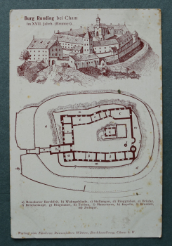 AK Cham / 1900 / Burg Runding bei Cham im XVII Jahr